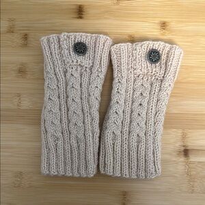 Cream Hand Knit Boot Toppers New